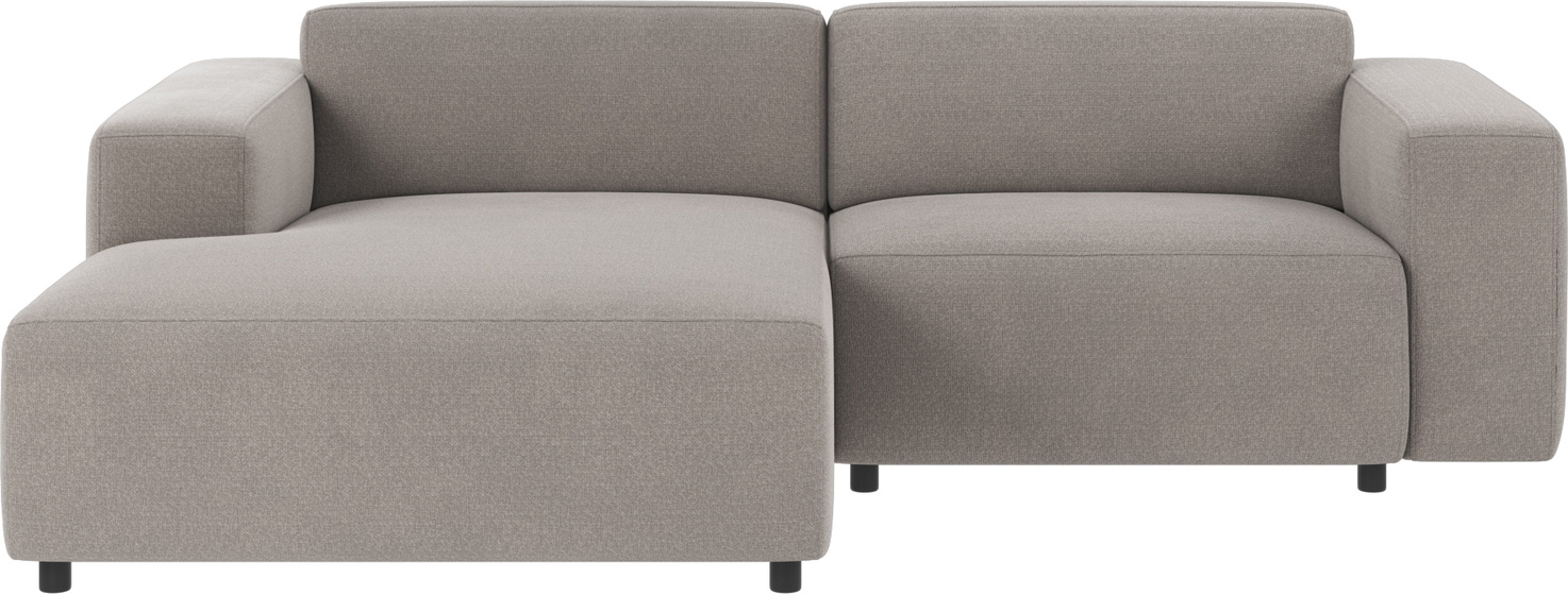 Chaiselongsofa Rowico Willard Modulopbygget Lysegrå Rita Polyesterstof 234x161   Skandinavisk Design