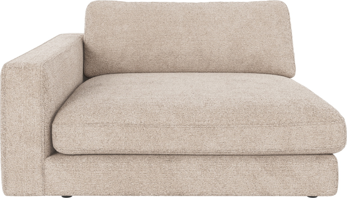 Langt Venstre Armlæn Til Modulsofa Rowico Duncan Robin 01 Lysegrå Polyester H78xb129xd150