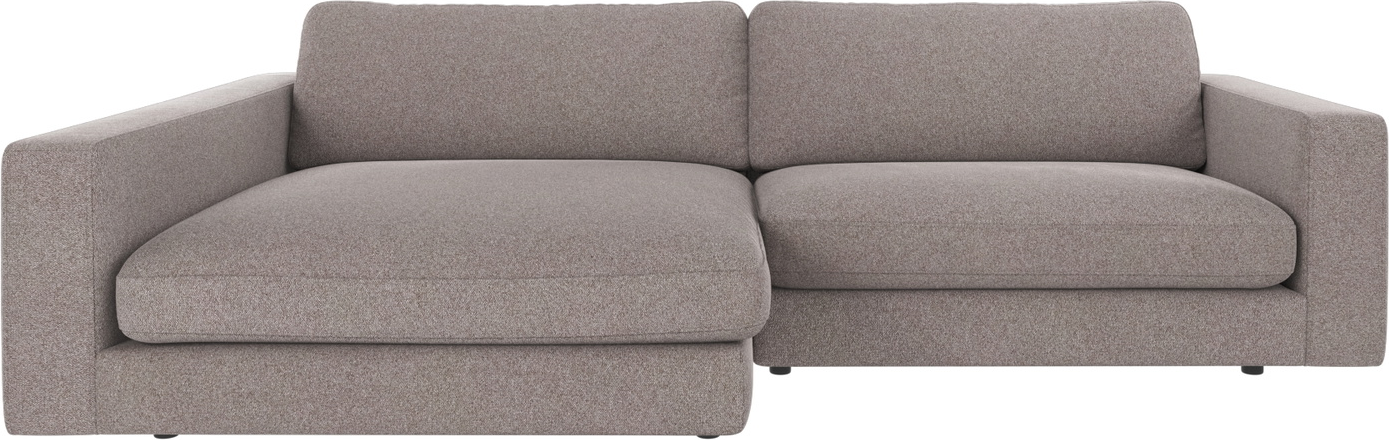 Chaiselongsofa Rowico Duncan Venstrevendt   Brenda   Gråbeige Polyesterstof