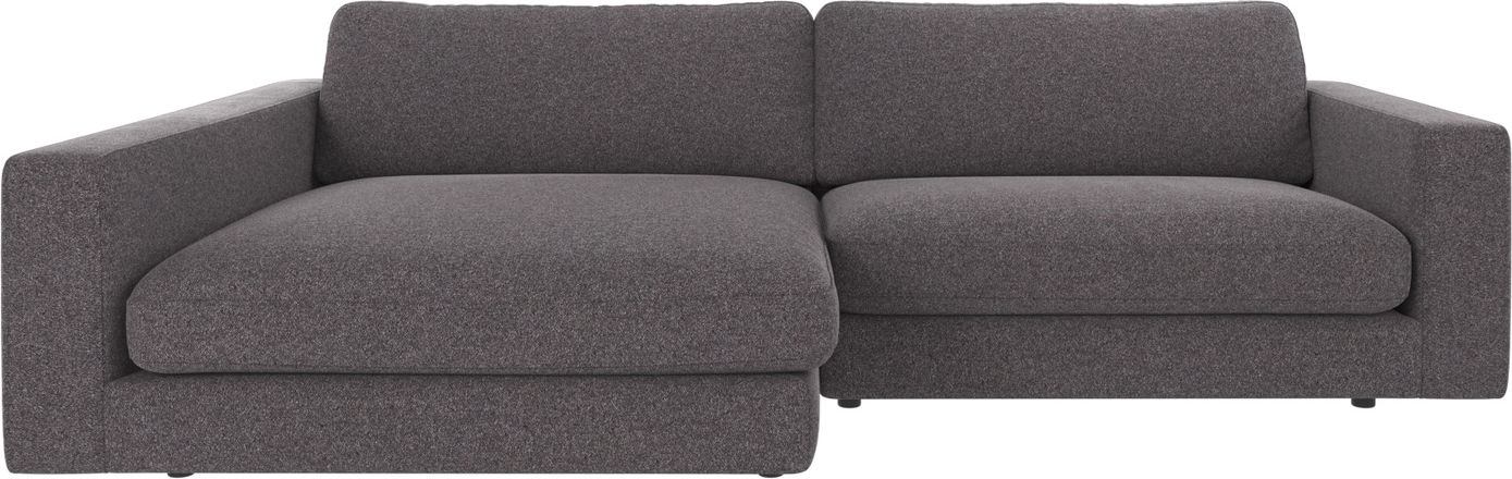 Chaiselongsofa Venstrevendt Rowico Duncan Mørkegrå Brenda Stof B258xd150xh78