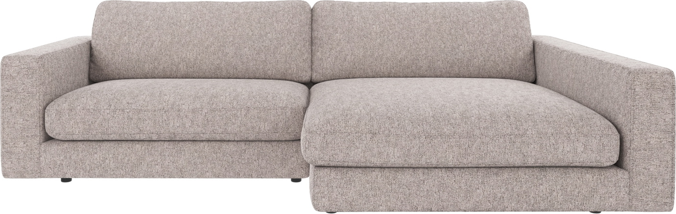 Chaiselongsofa Rowico Duncan Max Højrevendt Grå Stof Modulopbygget Koldskum 258x150