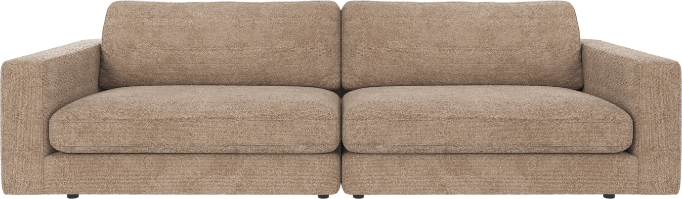 -personers Sofa Rowico Duncan Gråbeige Stof Robin Modulopbygget B258xd103xh78