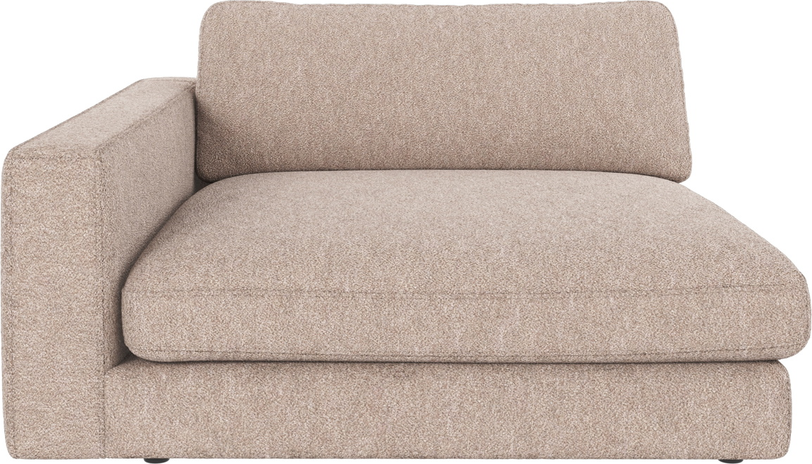 Modulsofa Venstre Armlæn Rowico Duncan Lang   Lysebeige Alice 01 Stof