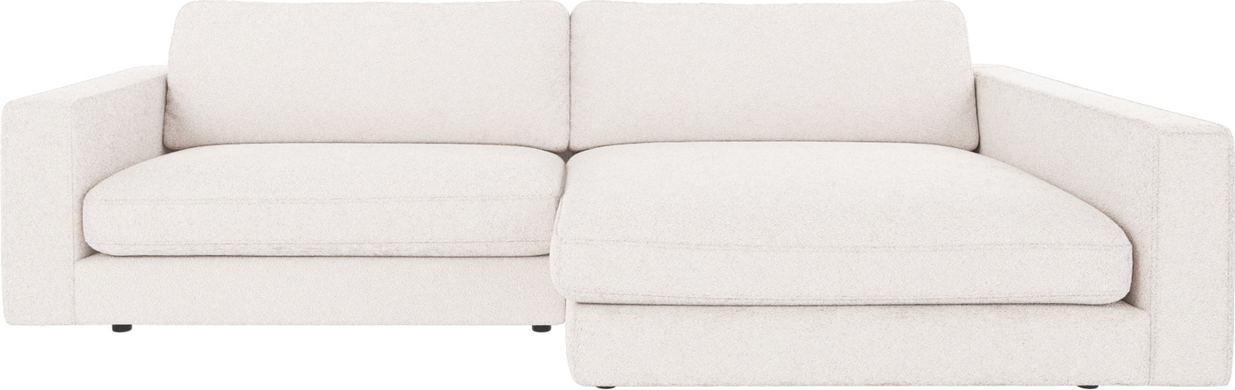 Chaiselongsofa Rowico Duncan   Højrevendt Loungesofa   Hvidt Alice-stof  Nordisk Design  258x150
