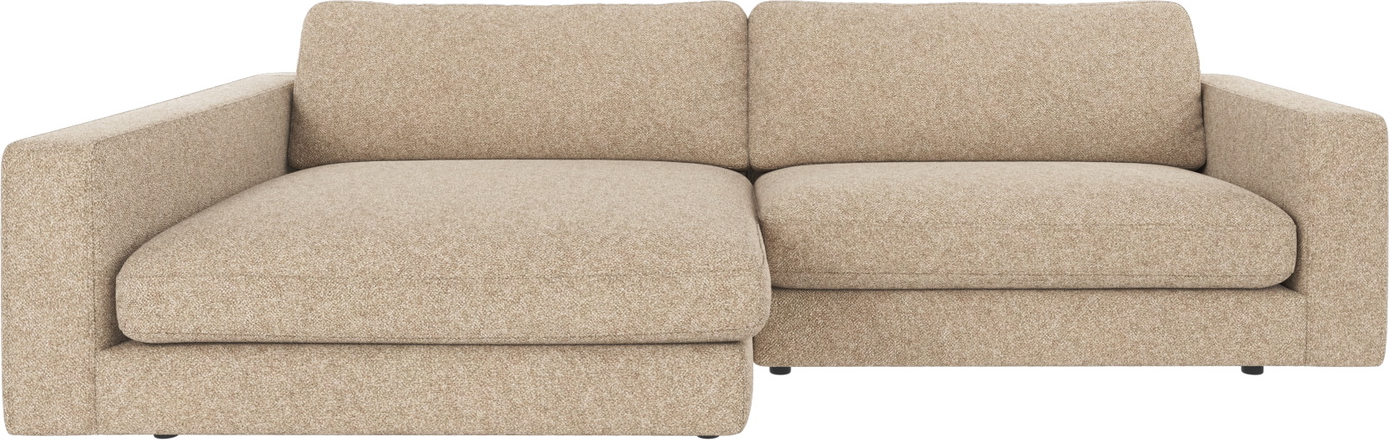 Chaiselongsofa Rowico Duncan Venstrevendt Polyesterstof Bobby   Beige H78xb258xd150