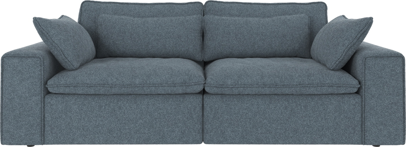 -personers Sofa Rowico Rawlins Blå Bobby 15 Polyesterstof H85xb226xd116