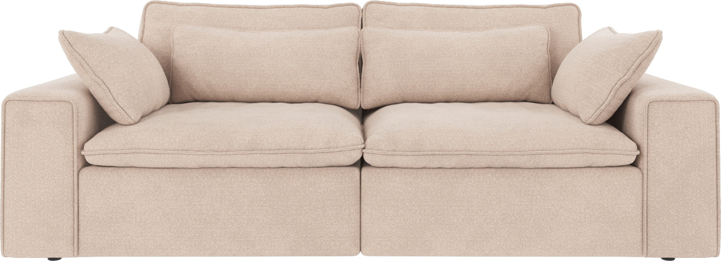 -personers Sofa Rowico Rawlins Rita Lysebeige Stof H85ã B226ã D116   Fsc-mix Ramme