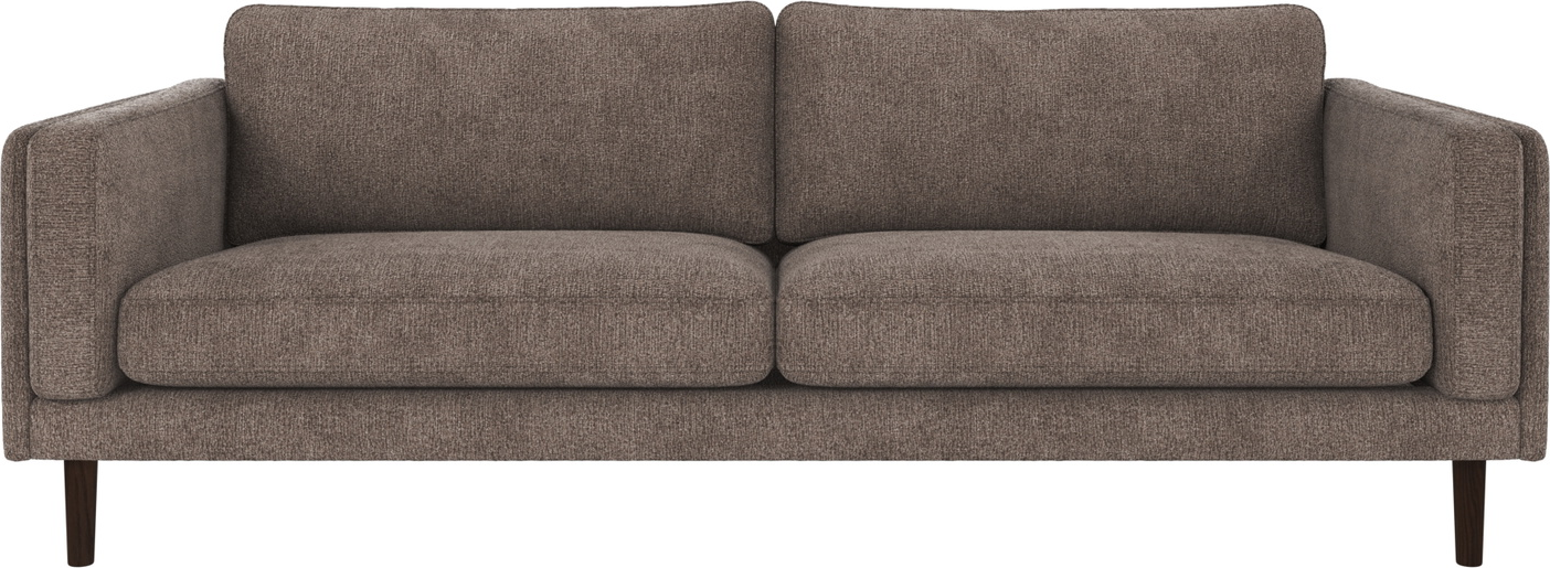 -personers Sofa Rowico Braden Greg   Polyesterstof Mørk Beige Fscâ -mix Træ