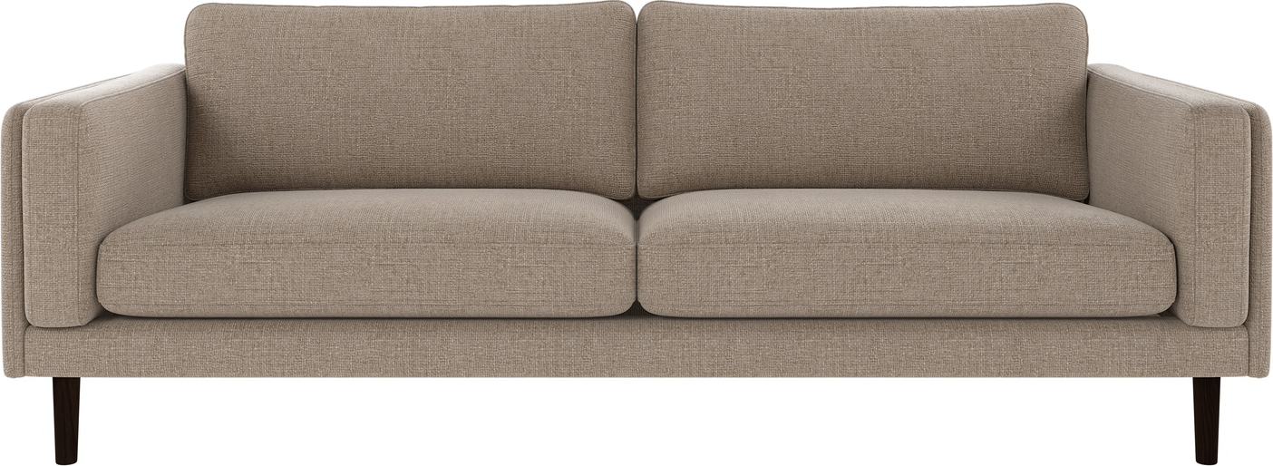 -personers Sofa Rowico Braden Grå-beige Polyesterstof Fsc-mix Træ 216