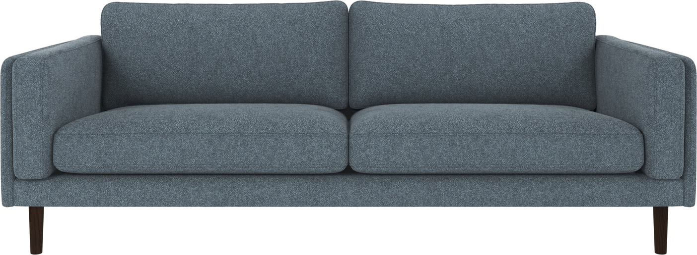-personers Sofa Rowico Braden   Mellemblå Bobby 15 Polyester  Fsc-mix Træstel