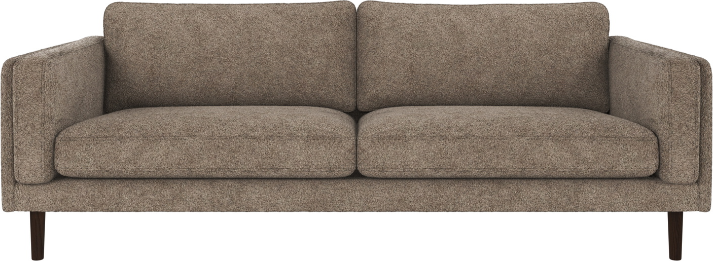 -personers Sofa Rowico Braden   Anna  -stof Mørk Beige B216xd87xh78