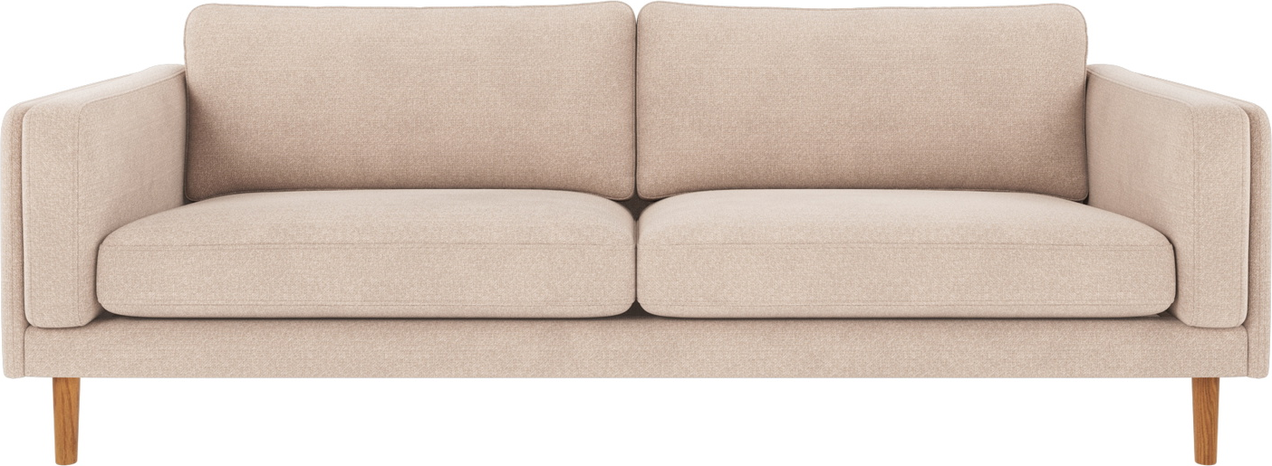 -personers Sofa Rowico Braden Lys Beige Rita Polyester Fsc H78xb216xd87