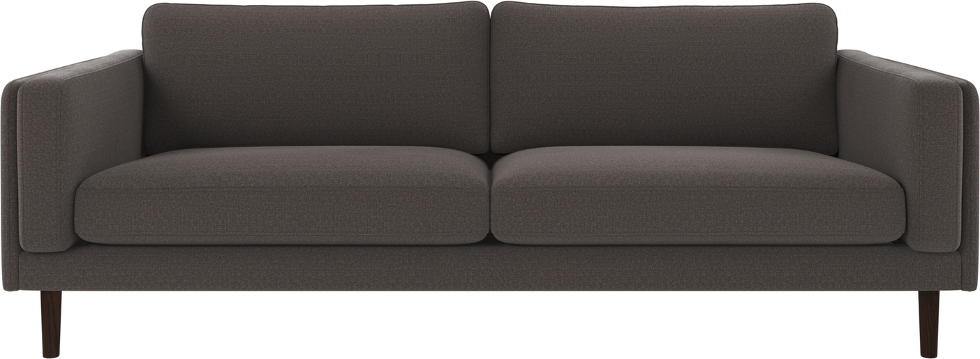 -personers Sofa Rowico Braden Rita 68 Mørkegrå Brun Fsc-certificeret Egetræ Stel Nozag-fjedre 216   Bred