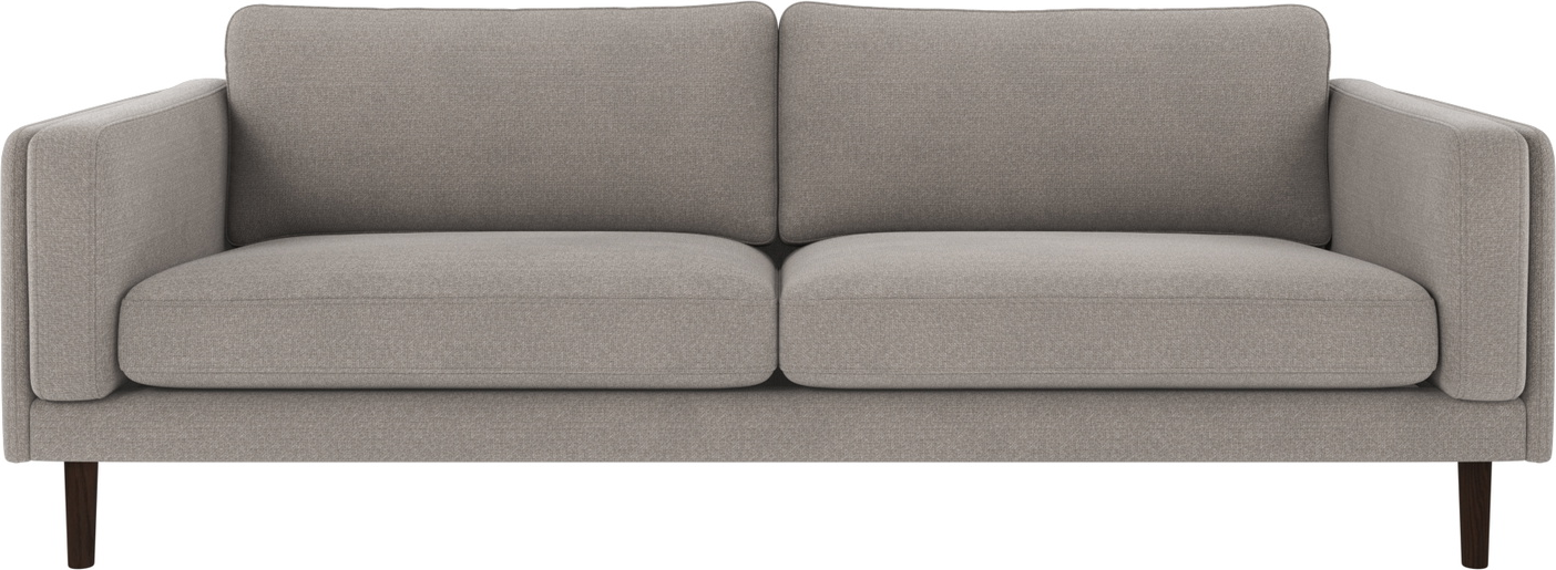 -personers Sofa Rowico Braden Rita 167 Lysegrå Brun Fscâ -mix Stel B216ã D87ã H78