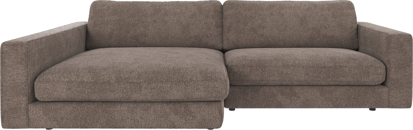 Chaiselongsofa Venstrevendt Rowico Duncan Mørk Beige Modulsofa   Greg   Polyester H78    B258    D150