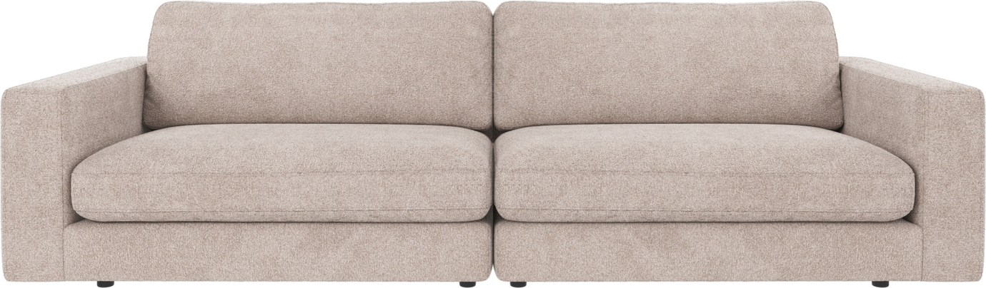 -personers Sofa Rowico Duncan Greg 17 Melange Lysegrå Polyester Mål 78ã 258ã 103