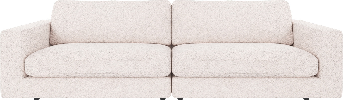-personers Sofa Rowico Duncan Skandinavisk Design Hvid Anna Polyester Zig-zag Fjedre Fsc-mix H78ã B258ã D103