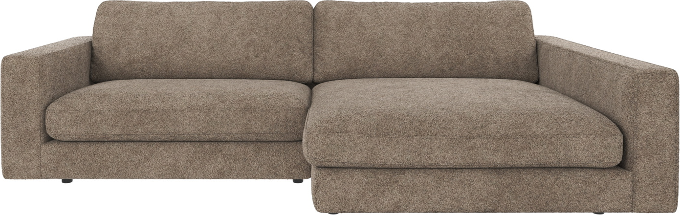 Chaiselongsofa Rowico Duncan Højrevendt Anna   Mørk Beige Stof 78ã 258ã 150