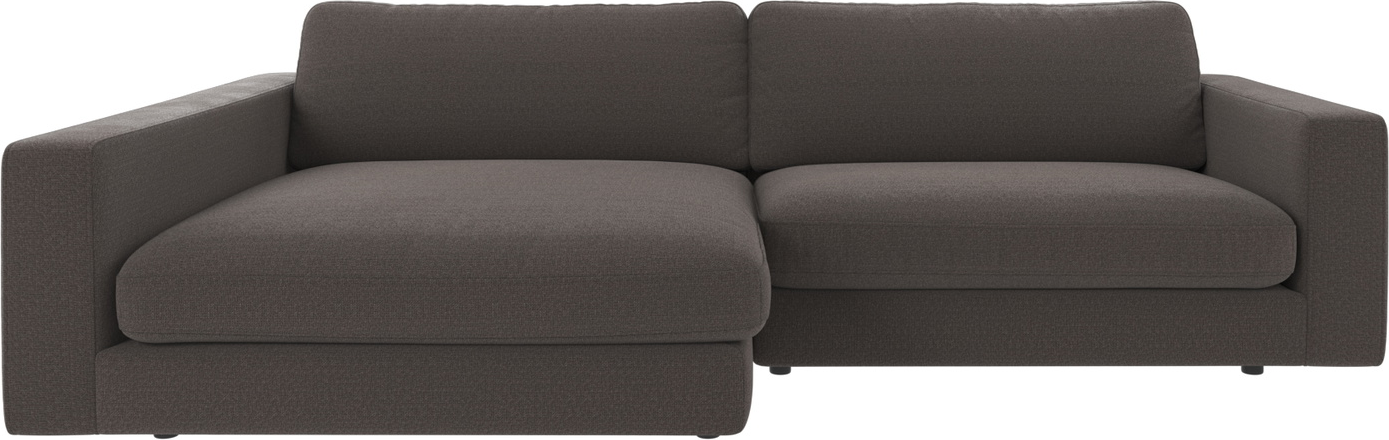 Chaiselong Sofa Rowico Duncan Rita Mørkegrå Stof 258x150x78   Venstrevendt