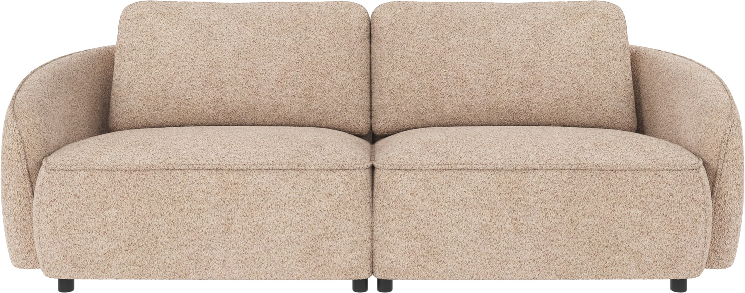 -personers Sofa Rowico Norris Tremandssofa   Lysebeige Chenille Anna-stof  Fsc-mix Stel 226x102x80