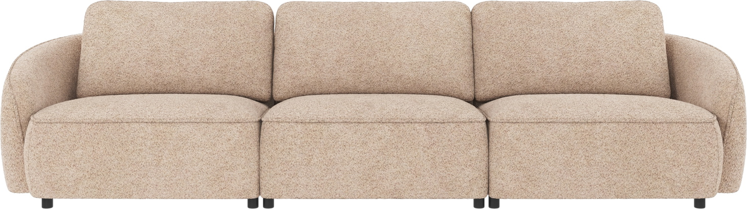 -personers Sofa Rowico Norris   Lysebeige Chenillestof 319x102
