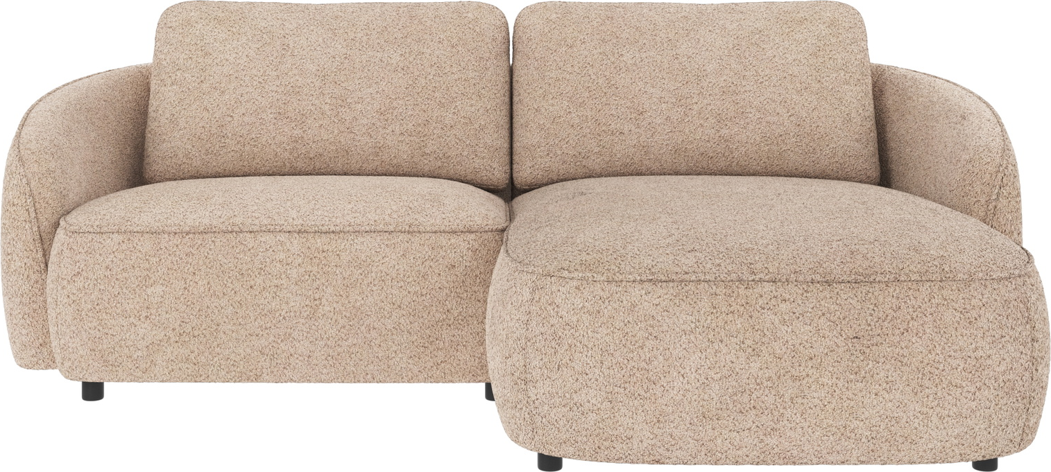 Chaiselongsofa Rowico Norris Højrevendt Lysbeige Anna   Polyester Fsc-mix 226x162x80