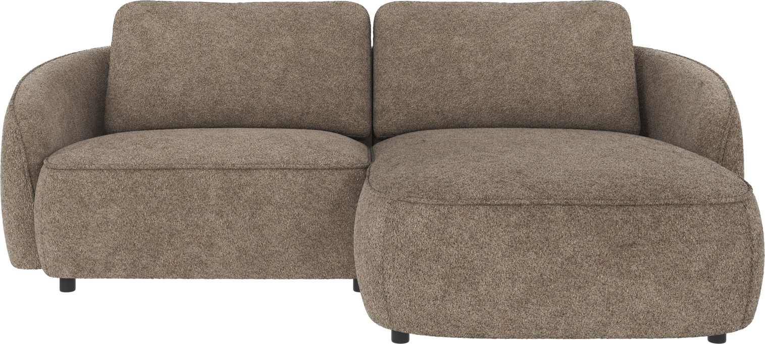 Chaiselongsofa Rowico Norris Højrevendt   Mørk Beige Anna-stof   Skandinavisk Design  Nozag-fjedre   Fscâ -mix Rammekonstruktion