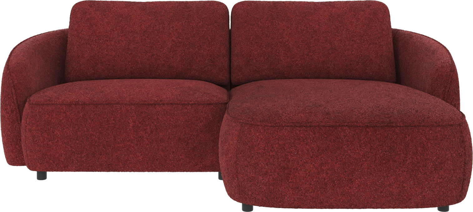 Chaiselongsofa Rowico Norris Højrevendt Rød Anna   Polyester 226x162