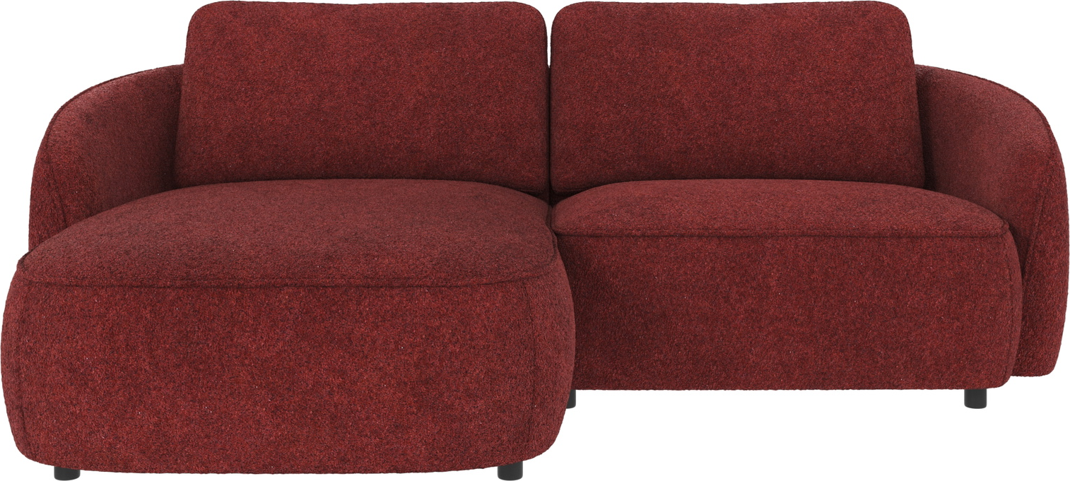Chaiselongsofa Rowico Norris Venstrevendt Anna   Polyester Rød 226x162