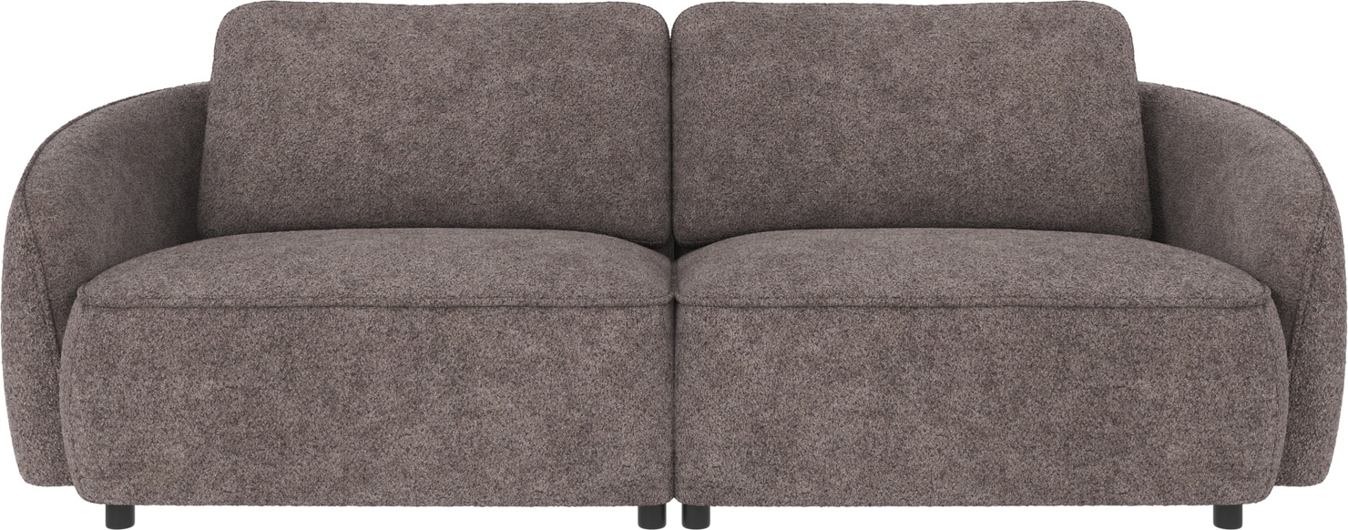Rowico Norris  -personers Sofa Anna Polyester Mørkegrå Chenille-look Fsc-mix H80ã B226ã D102