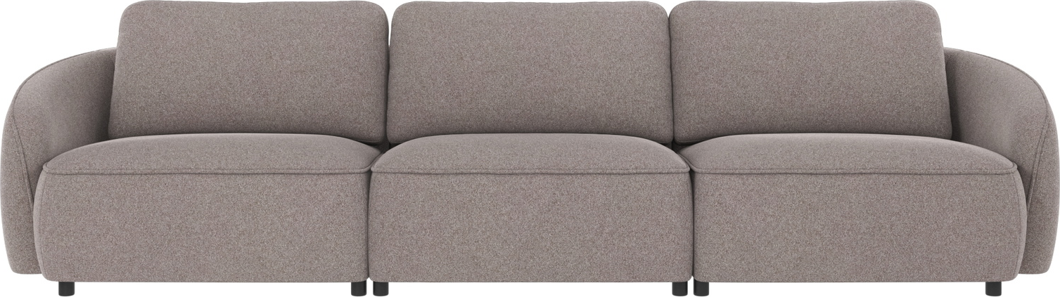 -personers Sofa Rowico Norris   Gråbeige Brenda-stof 319ã 102ã 80