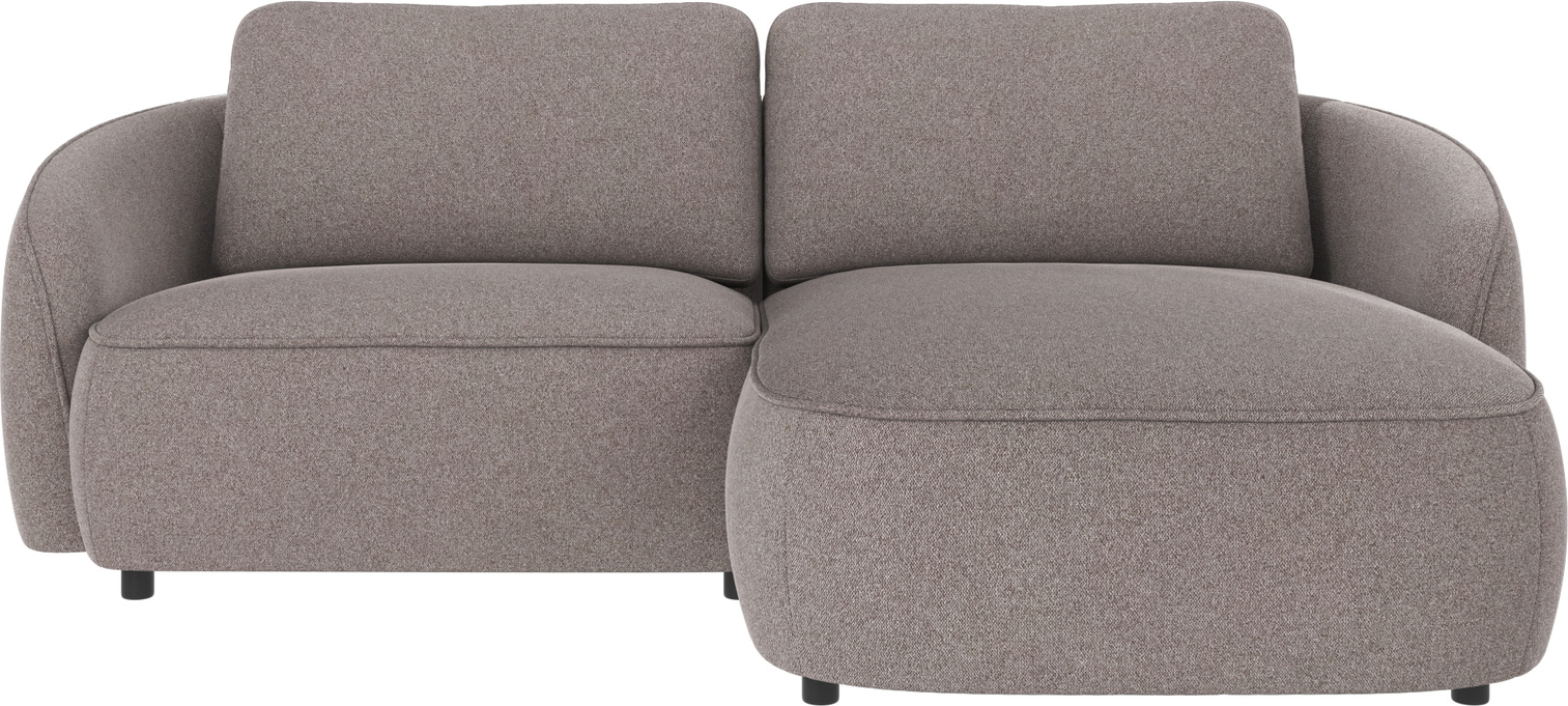 Chaiselongsofa Rowico Norris Højrevendt 226ã 162   Gråbeige Polyester Brenda