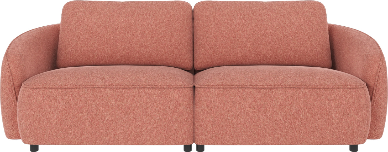 -personers Sofa Rowico Norris Brenda Polyesterstof Rød 226   Bred