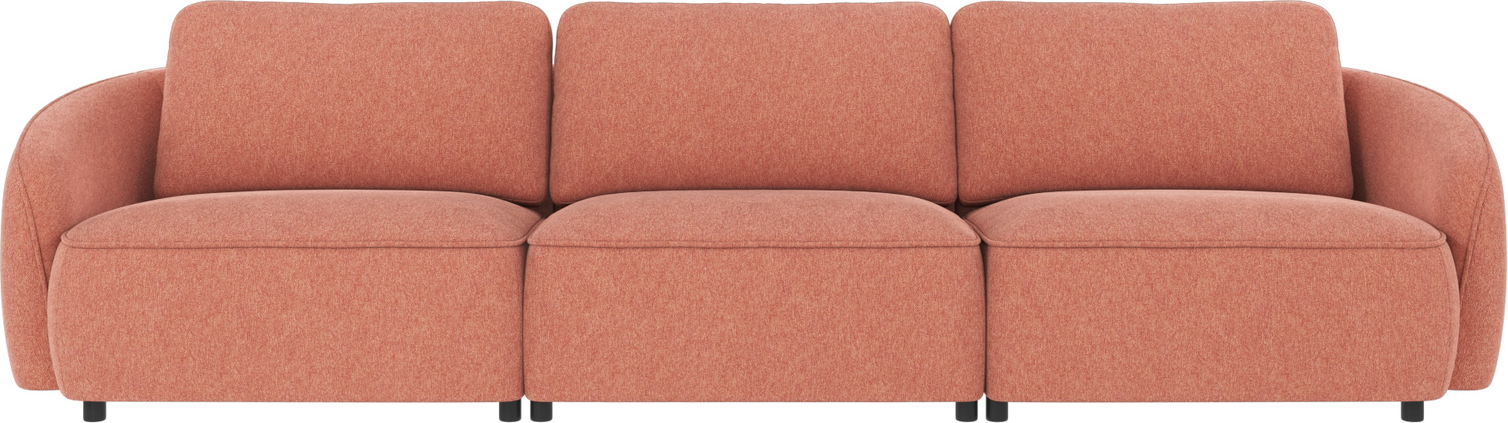 -personers Sofa Rowico Norris Brenda 52 Rød 319   Nordisk Design Robust Komfort Stof Polyester Fsc-mix