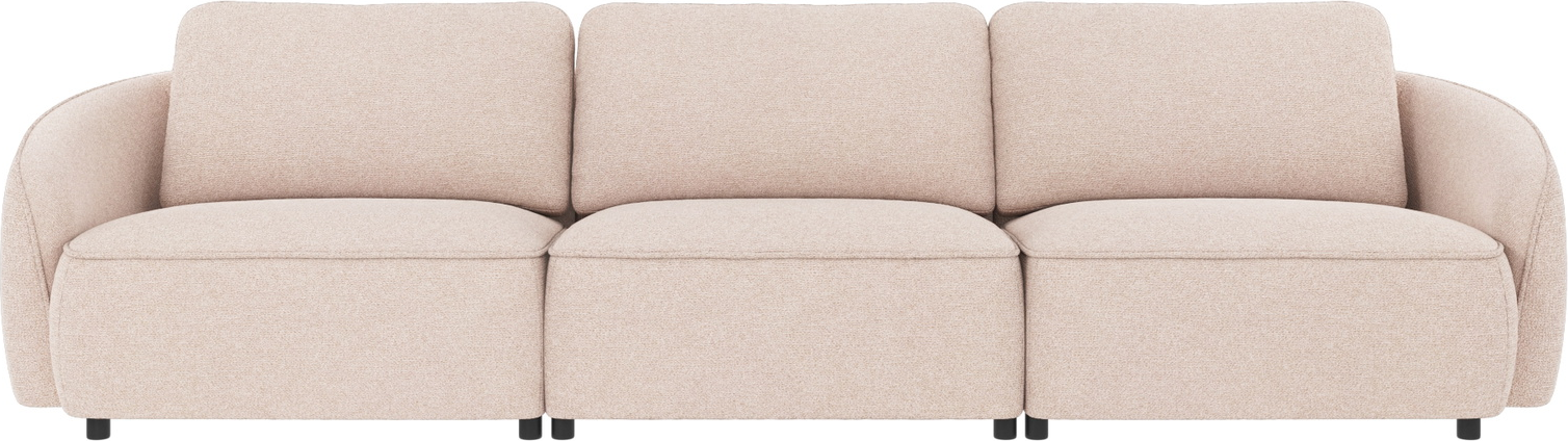 -personers Sofa Rowico Norris Lysebeige Stof Fsc-mix Stel  -koldskum Nozag Zigzagfjedre