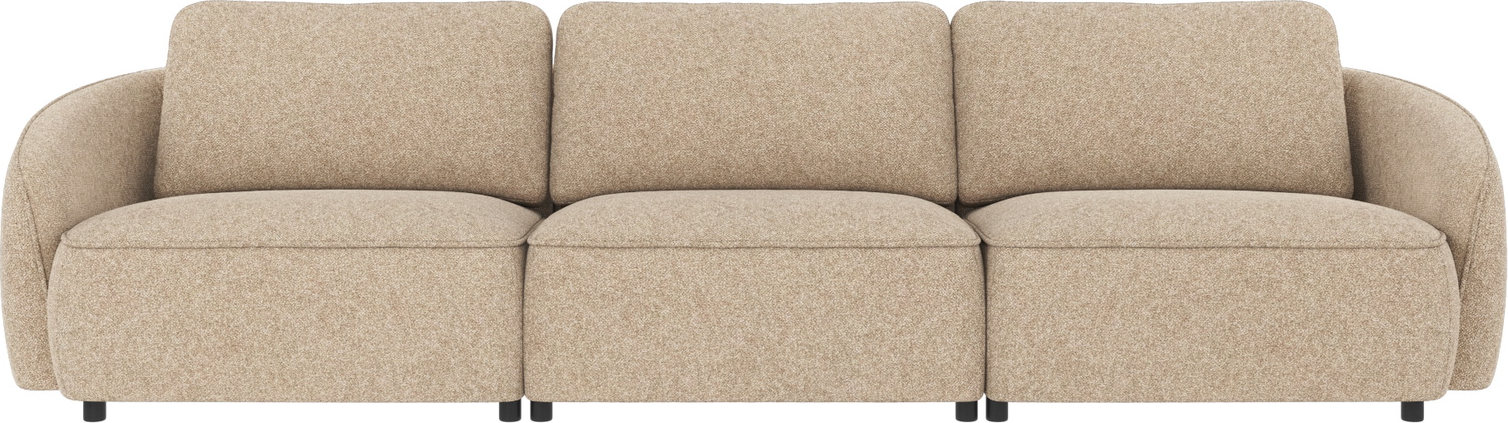 -personers Sofa Rowico Norris Beige Polyester 319ã 102ã 80