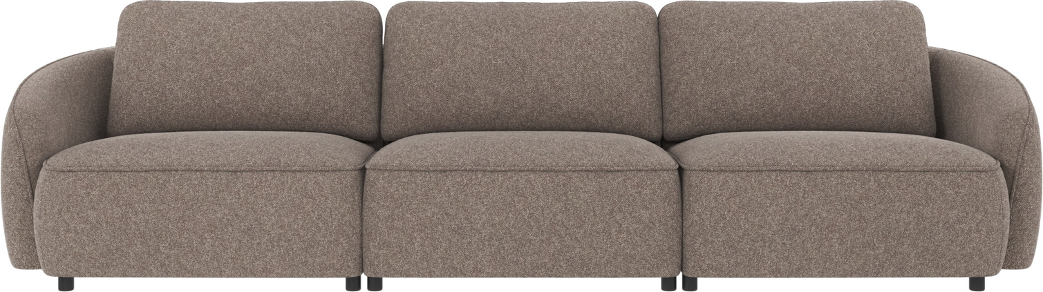 -personers Sofa Rowico Norris Mørk Beige Polyesterstof Bobby Fsc-mix H80ã B319ã D102