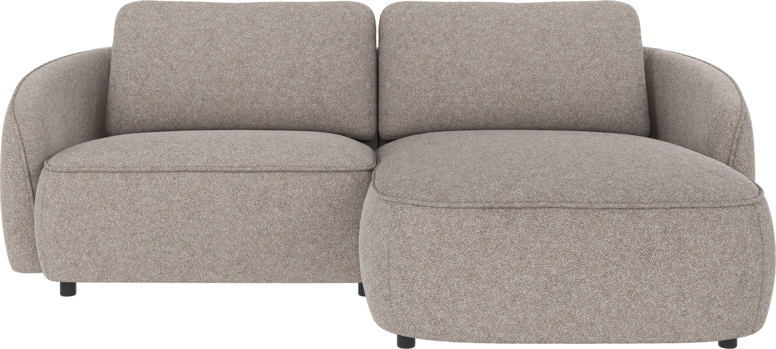 Chaiselongsofa Rowico Norris Højrevendt Grå Stof Bobby 226x162