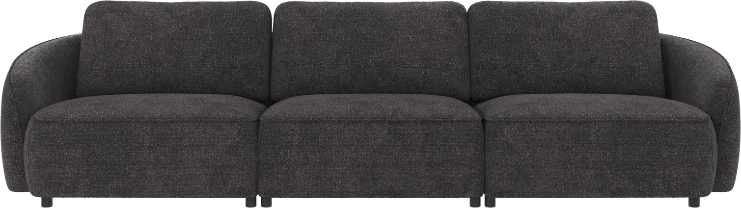 -personers Stofsofa Rowico Norris Robin Mørkegrå B319     Skandinavisk Enkelhed  Slidstærk Polyester