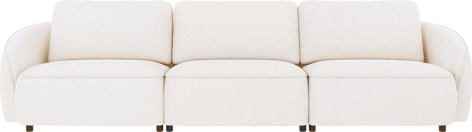 -personers Sofa Rowico Norris   Hvid Alice 101 Stof  Fscâ -mix Stel  Zigzag-fjedre    -koldskum  319ã 102ã 80