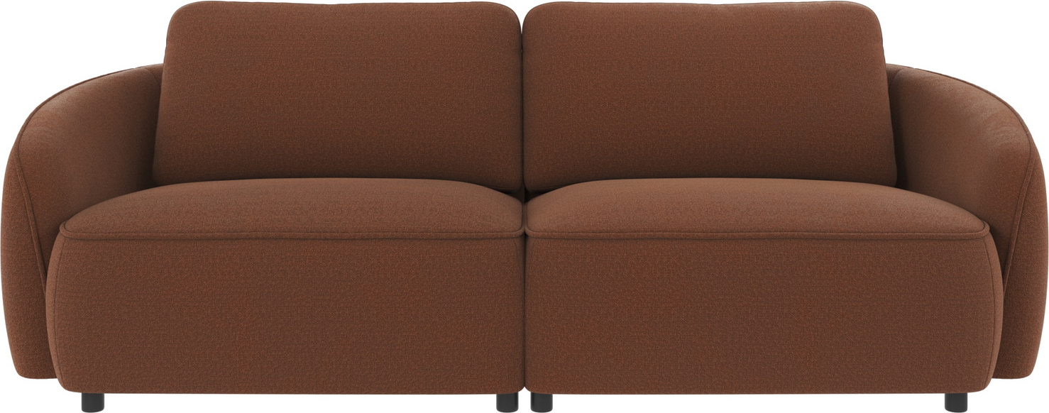 -personers Sofa Rowico Norris Rita 96 Rød 100  Polyester H80ã B226ã D102