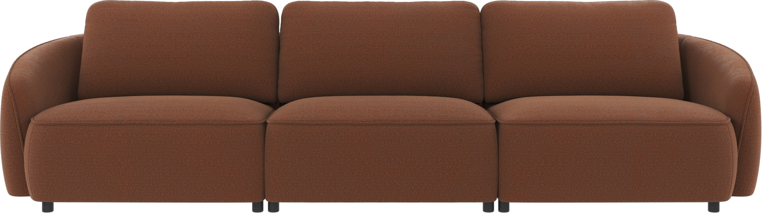 -personers Sofa Rowico Norris Rita 96 Rød Stof Fsc-mix Træstel 319ã 102ã 80