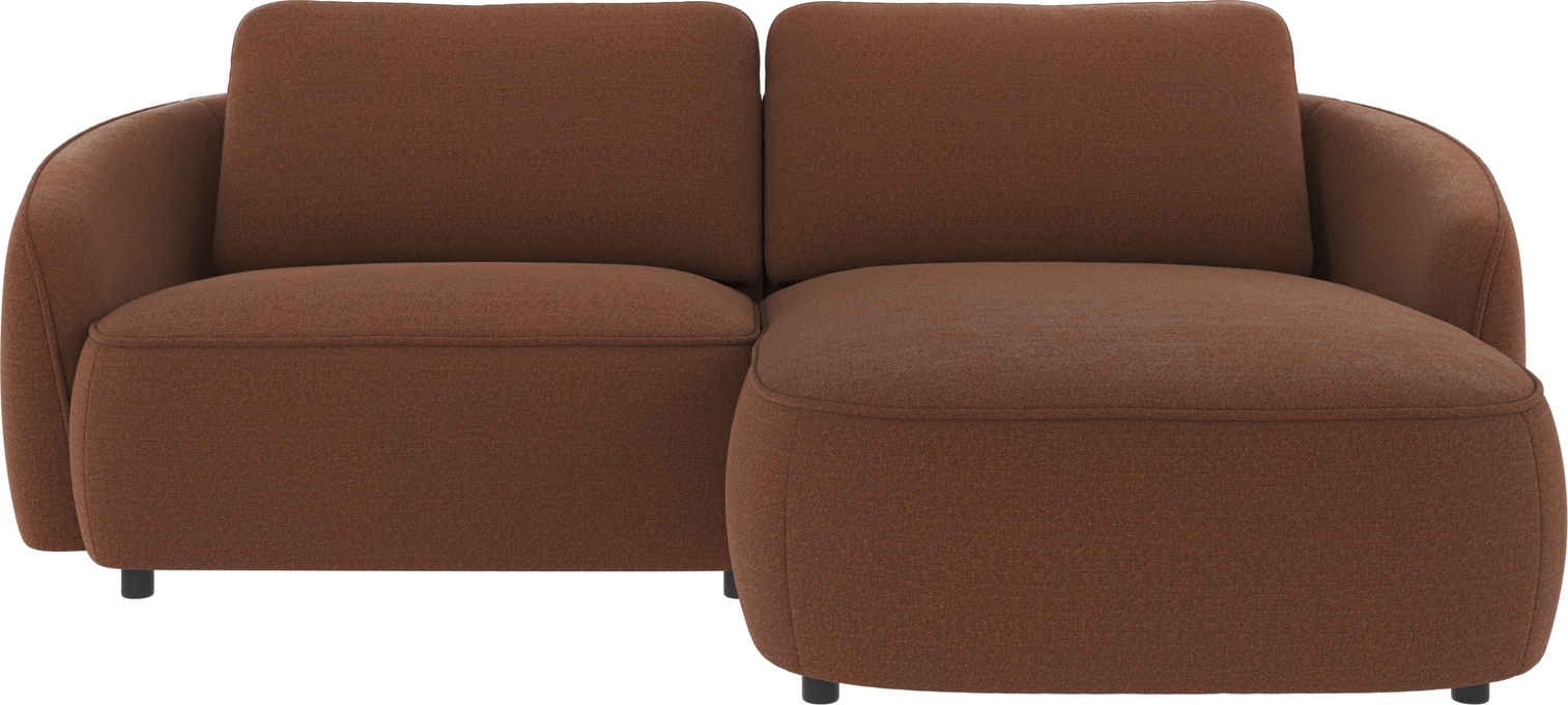 Chaiselongsofa Rowico Norris   Rita 96 Polyester Rød B226ã D162ã H80   Højrevendt Komfortabel Med Nozag-fjedre Bæredygtig Fsc-mix