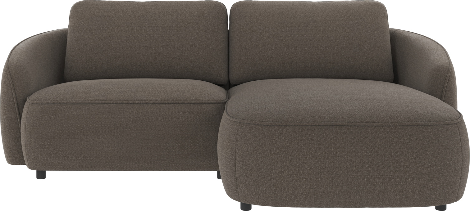 Chaiselongsofa Rowico Norris Rita Mellemgrå Polyester Fsc-mix 226ã 162   Højrevendt