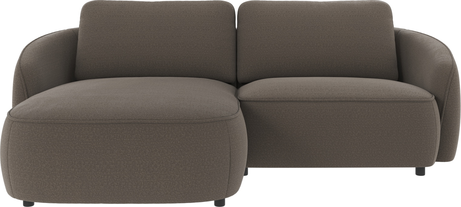 Chaiselongsofa Venstrevendt Rowico Norris Polyesterstof Rita 108 Mellemgrå 226x162