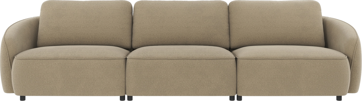 -personers Sofa Rowico Norris Rita 109 Mørk Beige 319   Bred Nordisk Design