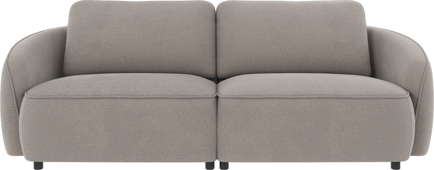 Rowico Norris  -personers Sofa Lysegrå Polyesterstof Fsc-certificeret H80xb226xd102