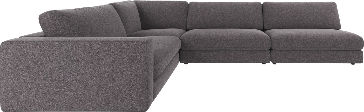 Hjørnesofa Rowico Duncan Mørkegrå Polyester Modulsofa 325ã 230