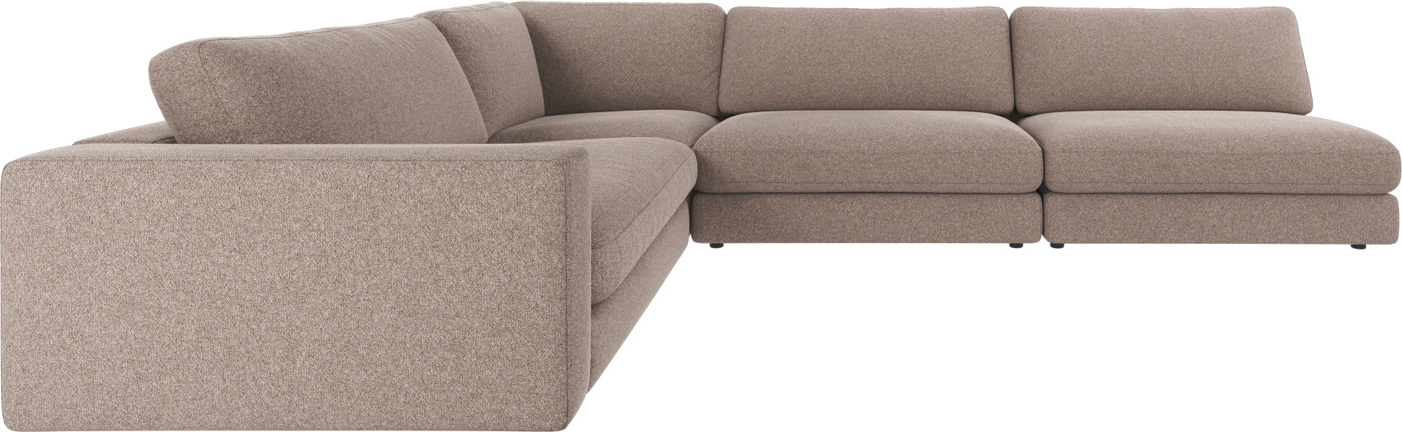 Hjørnesofa Rowico Duncan   Beige Modulsofa 325x230     Med High Resilience-koldskum   Zig-zag-fjedre