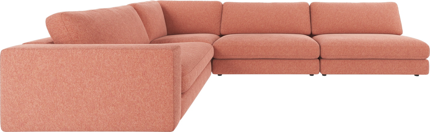 Hjørnesofa Rowico Duncan Brenda Rød Polyester Modulsofa H78ã B325ã D230